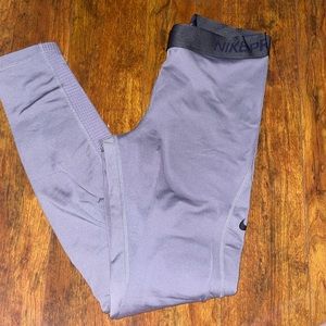 Grey Nike Pro Leggings
